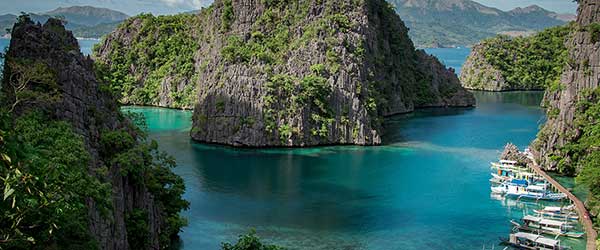 Aerial Photography of Rock Formation and Sea